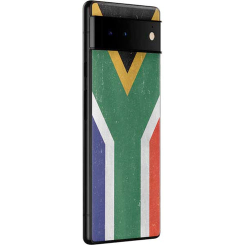 South Africa Flag Distressed Google Pixel 6 Skin